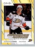2023-24 O-Pee-Chee Yellow #586 Jackson LaCombe Anaheim Ducks RC Rookie Card Official NHL Hockey Card in Raw (NM or Better) Condition