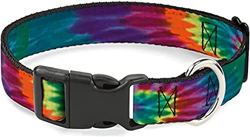 Tie Dye Dog Collar 11 Buckle-Down Plastic Clip Collar - BD Tie Dye - 1
