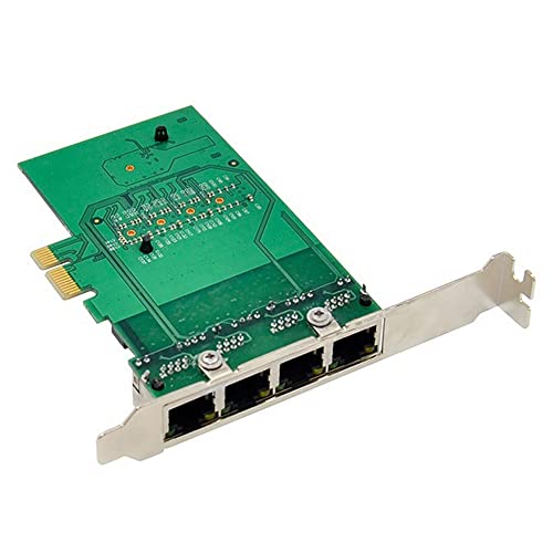 RJ-45 4-Port Ethernet Server Adapter Gigabit Network Card PCI-E X1 Interface, 500219084 miniatura 6