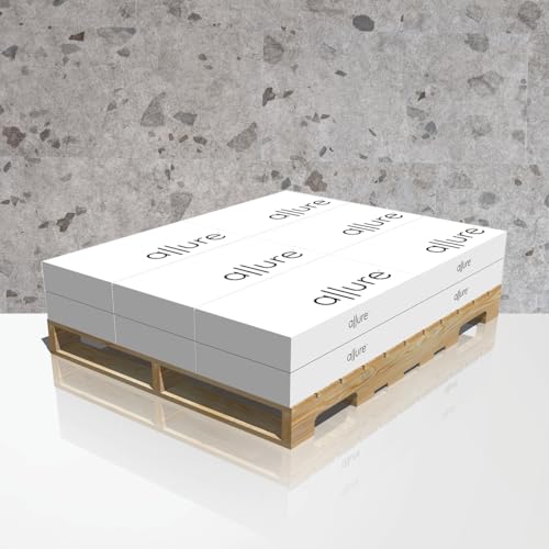 Image of Allure Luxury Vinyl Tile Flooring, 22 Mil Wear Layer, Galaway Grey Concrete Terrazzo 12 inch x 24 inch, 6.5 mm Thick Vinyl Tiles with Click and Lock Installation, 12 Boxes 282.72 sq ft.