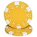 Brybelly 50 Yellow Clay Composite Striped Dice 11.5 Gram Poker Chips