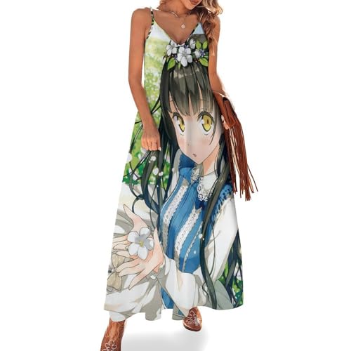 Robe longue aux fleurs pour femme d'été fluide chic idéale pour vos voyages et sorties plage