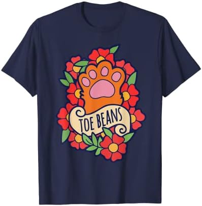 Toe Beans funny cat people gifts cat person T-Shirt