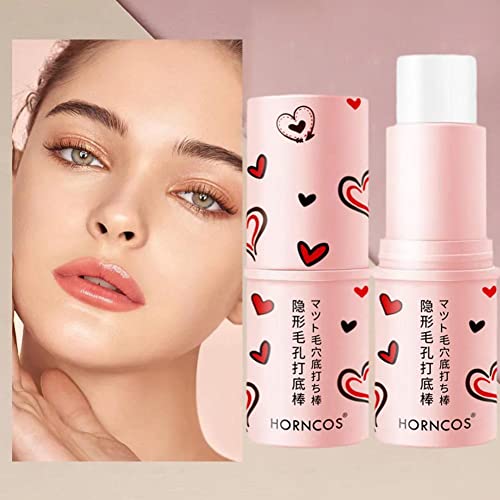 Invisible Pore Stick, Primer Stick Invisible Pore, Long Lasting Hydrating Smoothing Isolated Moisturizing Oil Free Effect Make Up Base For Oily Skin #TOP2