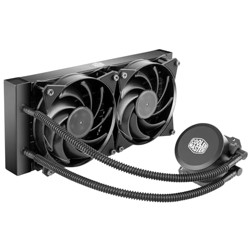 Cooler Master MasterLiquid Lite 240 - Dissipatore a Liquido Doppia e Ventole Aria da 120 mm