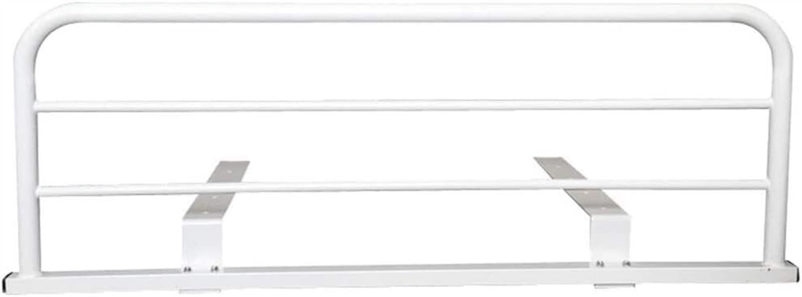 Barandilla de cama para adultos mayores, plegable, color blanco, resistente a los golpes, barandilla de cama (soporte de 20 cm, 90 cm) (soporte de 10 cm, 90 cm)