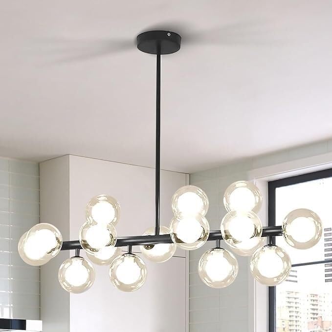 Lustres modernes du milieu du siècle suspension luminaire vintage chic