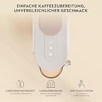 NESPRESSO Delonghi Vertuo Up Kaffeekapselmaschine für 5 Tassengrößen | 3 Sekunden Aufheizzeit | One Touch Kaffee Zubereitung | 1,4 L Wassertank | Kompaktes Design | Weiß (ENV200.W) – Ansicht 4