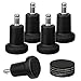 Packung mit 5 Bürostuhl Gleiter, Hochwertige Bodengleiter 11mm x 22mm Bell Glides Ersatz Bürostuhl Gleiter mit Separaten Selbstklebenden Filzpads für Office,Home