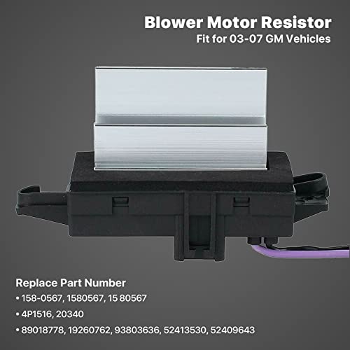 Heating And Air Conditioning Blower Motor Resistor Module For Buick Cadillac Chevrolet Gmc Oldsmobile Pontiac # 4P1516 Mt1805 Ru-631 Ja1639 Bmr34 #TOP2