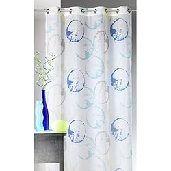 Mundo Visillo Home Maison hm6910244 Visillo de Voile Mundo Azul 135 x 250 cm