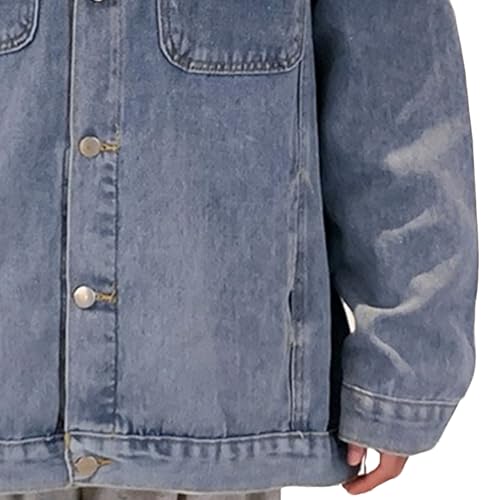 Chaqueta de mezclilla con capucha para hombre DGHM-JLMY miniatura 4