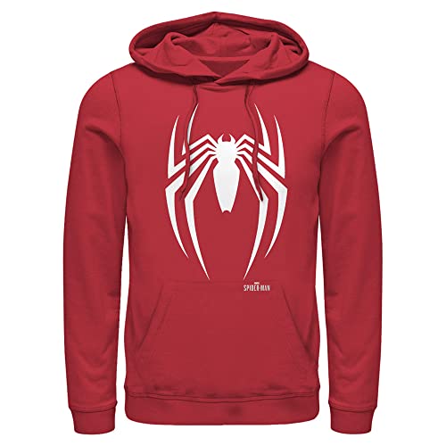 Marvel Spider-Man Gamerverse Sudadera con Capucha, Rojo, M para Hombre