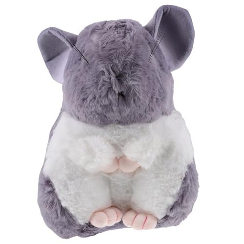 Hamster en peluche FRCOLOR jouet câlin rembourrage coton PP maison