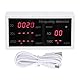 Tragbarer CO2-Monitor, 5-in-1-Luftqualitätsmonitor-Detektor für CO2, CO, AQI, HCHO und TVOC mit Tragbarem Wiederaufladbarem Tester, Messgeräte für die Luftqualität in Innenräumen