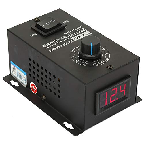 CHICIRIS Controlador Eléctrico Ajustable del Regulador de Velocidad para Motores de CC de 12-48 V para Aficionados y Proyectos de Bricolaje