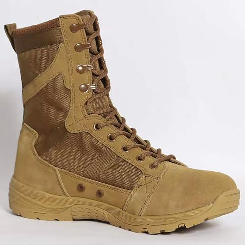 Ultralight 8 inch Mid Ankle Military Swat Desert Boots Hiking BootsTrekking Backpacking Outdoor Tactical Combat Work Boots2