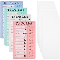 JIANTA 4 Piezas Tabla Tareas Diarias Niños, To Do List Tabla