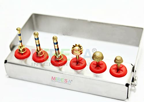 Medesy Dental Implant Surgical Lateral Reamer Drills Membrane Sinus Lift 6 Pcs Kit by MEDESA