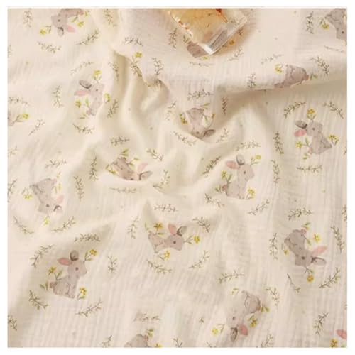 Tissu double mousseline en gaze de coton pour coudre des vêtements d'intérieur doux