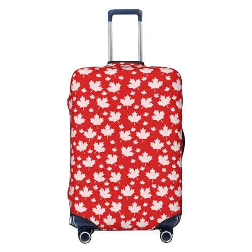 Travel Luggage Cover - Maple Leaves Washable Suitcase Covers Protector Fits 18-32 Inch Luggage