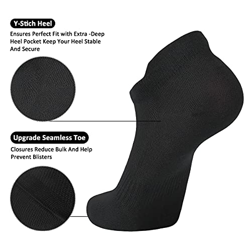 Image of Women Running Athletic Ankle Socks,6 Pairs Sports Breathable No Show Socks Soft Low Cut Socks for US Size 6-10