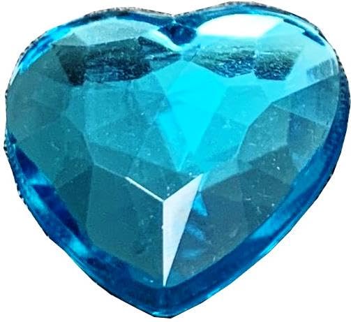 Amazon.co.jp: アクリル ハート型ストーン18㎜ 9色×各10個 90個