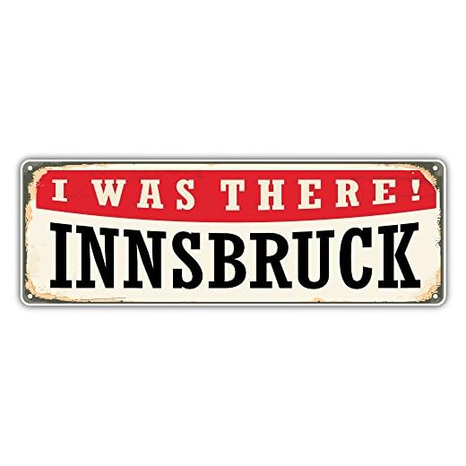 SkyBug Innsbruck Stad Österrike Retro Skylt Resa Stötfångare Klistermärke Vinyl Konst Dekal för Bil Lastbil Van Fönster Cykel Laptop