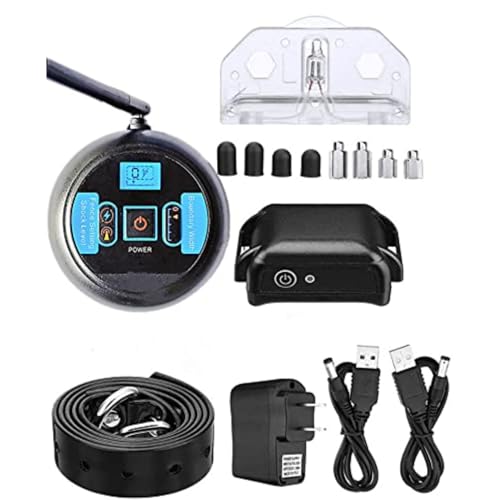 Clôture électronique sans Fil pour Animaux de Compagnie Stop Barker Machine Anti-Fugue(Convient pour 1 Chien)