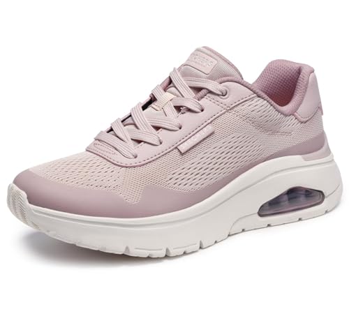 Skechers Donna Uno Flex Spring On Air Sneaker, Mauve Hot Melt/Mesh, 41 EU