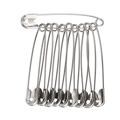 Officepal 200-Piece Safety Pins, Size 4, 2.17 inch/ 55mm, Durable - Image 2