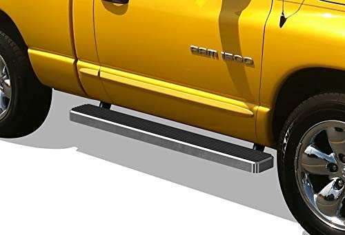 Estribos de acero inoxidable 304 de 5in para Dodge Ram miniatura 1