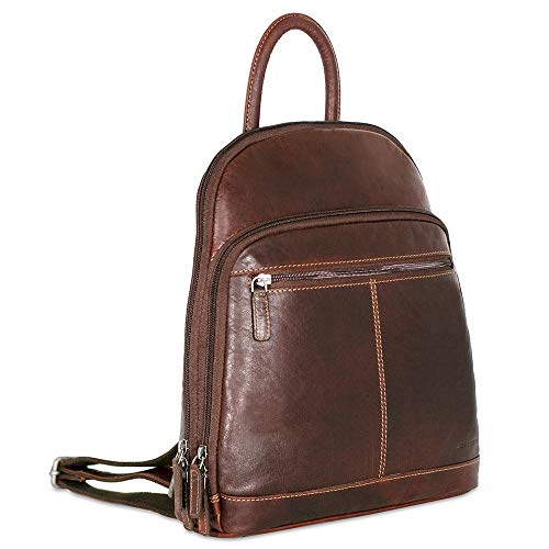 Jack Georges Voyager Adele Slim Backpack #7537 (Brown)2