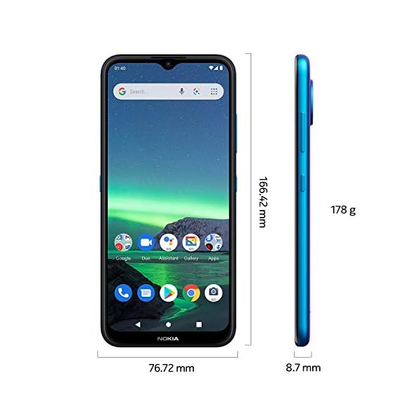 Nokia-14-Android-10-Go-Edition-Unlocked-Smartphone-2-Day-Battery-Dual-SIM-US-Version-232GB-651-Inch-Screen-Fjord-Blue Nokia 1.4 | Android 10 (Go Edition) | Unlocked Smartphone | 2-Day Battery | Dual SIM | US Version| 2/32GB | 6.51-Inch Screen | Fjord Blue