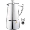 Amazon.com: Cuisinox Roma 6-cup Stainless Steel Stovetop Moka Espresso ...