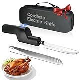 YOTAN Cordless Electric Knife, Electric Turkey Carver, Portable Rechargeable Lithium Electric Knife...