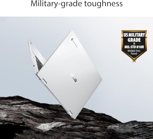 Image of ASUS Chromebook Flip CX1 2-in-1 Laptop (14 inch FHD Touchscreen, Intel Celeron N4500, 8GB RAM, 192GB Storage (128GB eMMC + 64GB SD Card)), Convertible for Student, Home, Spill-resistant, Webcam, Chrome OS