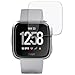 Produktbild disGuard Schutzfolie für Fitbit Versa [4 Stück] Kristall-Klar, Displayschutzfolie, Glasfolie, Panzerglas-Folie, Displayschutz, extrem Kratzfest, Schutz vor Kratzer, transparent