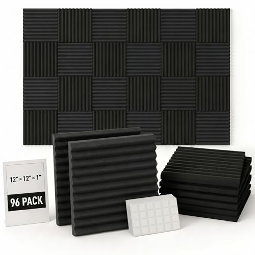 XIN&LOG 96 Pack Acoustic Foam Panels