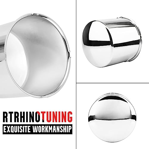 RhinoTuning 4PCS 5.15" 130mm Push Through Center Caps Wheel Hub Caps for Truck Trailer Wheel Rim, 5.15" Hub, 4.95" Tall Hubcap Trailer/Truck Rims Center Bore Sliver by Rhinotuning - Image 7