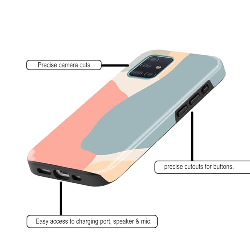 Image of COLORflow Back Cover Compatible with Samsung Galaxy A71 | Beautiful Stone Marble | Designer Printed Glossy Armoured Bumper Back Cover Compatible with Samsung Galaxy A71