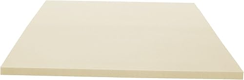 Zutan Cubrecolchón de espuma prémium de 1 pulgada, tamaño Queen, amarillo, plegable, ajustable, proporciona un apoyo óptimo y reduce el dolor de