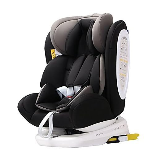 Star Ibaby - Silla de coche grupo 0+/1/2/3 Isofix rotación 360º, negro