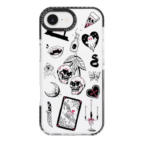 Protection de qualité militaire iPhone 16e coque TPU sorcière compatible contrôle appareil photo