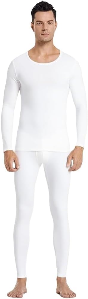 casme Thermal Underwear for Men Soft Comfortable Base Layer Set with Heat Retention for Cold Weather Winter Indoor Loungewear Outdoor Sports