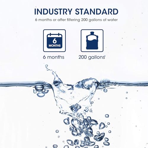 MARRIOTTO EDR1RXD1 Refrigerator Water Filter Compatible with Whirlpool W10295370A, WHR1RXD1, KAD1RXD1, Filter 1, W10295370, P4RFWB, P8RFWB2L, 46-9930, 46-9081 Refrigerator Water Filter, Pack of 1