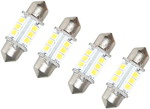 HONG 111 Marine LED Replacement Bulb Boat Light Bulbs Super Bright 12 Volt 31 mm Bulbs for Boat Navigation Lights Boat Anchor Light Deck Lights Bow Light Stern Lights 4PCS