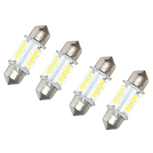 HONG 111 Marine LED Replacement Bulb Boat Light Bulbs Super Bright 12 Volt 31 mm Bulbs for Boat Navigation Lights Boat Anchor Light Deck Lights Bow Light Stern Lights 4PCS