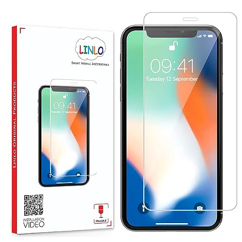 Image of Tempered Glass Screen Protector Compatible for Apple iPhone X /Apple iPhone Xs /Apple iPhone 11 Pro with Full Screen Coverage; Except Edges and Easy Installation Kit(Transparent), Pack of 1