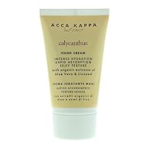 Acca Kappa Calycanthus Hand Cream 75 mL Aloe Vera and Linseed moisturizing Jasmine-Peach Scent